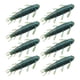 thumbnail image 5 of Se?uelos De Pesca Blandos, Plantilla De Larva De Gusano Realista Profesional, Se?uelos Artificiales, Negro Y Azul, 8 Uds., 5 of 5