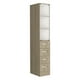 thumbnail image 2 of Mueble Estante Organizador Baño Con 4 Cajones Fm-001c - Cafe Claro, 2 of 7