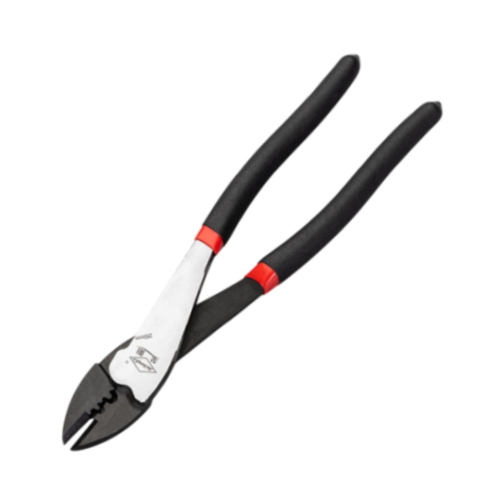 Magideal - Alicates De Electricistas De Alambre De Alambre, Cortador De Alambre, Profesional, Agarre Cómodo, Herramienta De Servicio De Alambre Manual De Acero D Negro