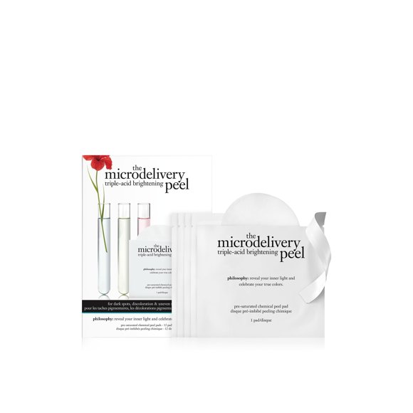 Brightening Peel Pads Philosophy, microentrega, 12 unidades