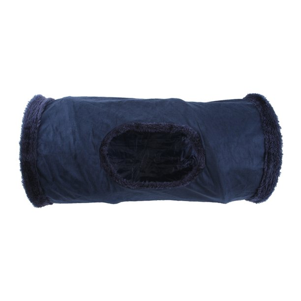 Plush Cat Tunnel With Hole & Ball, Cat Toys For Indoor Cats, Interactive Cat Toy, Pet Supplies
