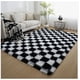 thumbnail image 1 of Alfombra Peluda Super Suave 180x200cm CUADROS, 1 of 6