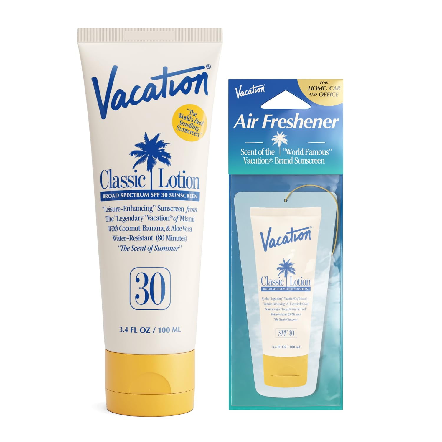 Loción De Protección Solar Vacation Classic Spf 30 100 Ml Con Ambientador