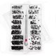 thumbnail image 1 of Kit de 500 tornillos de reparación microdiminutos con destornillador, surtido de tornillos pequeños de acero inoxidable, 18 tamaños, para gafas, portátil y joyería., 1 of 5