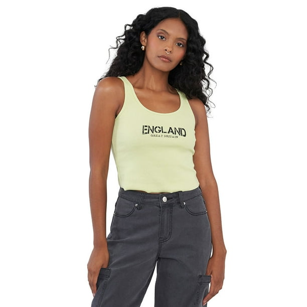 Peto Mujer Local Print Verde Limón Corona