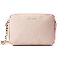 Cartera Michael Kors Womens Jet Set Large Eastwest Crossbody Smokey Rose One Size Mk Signature