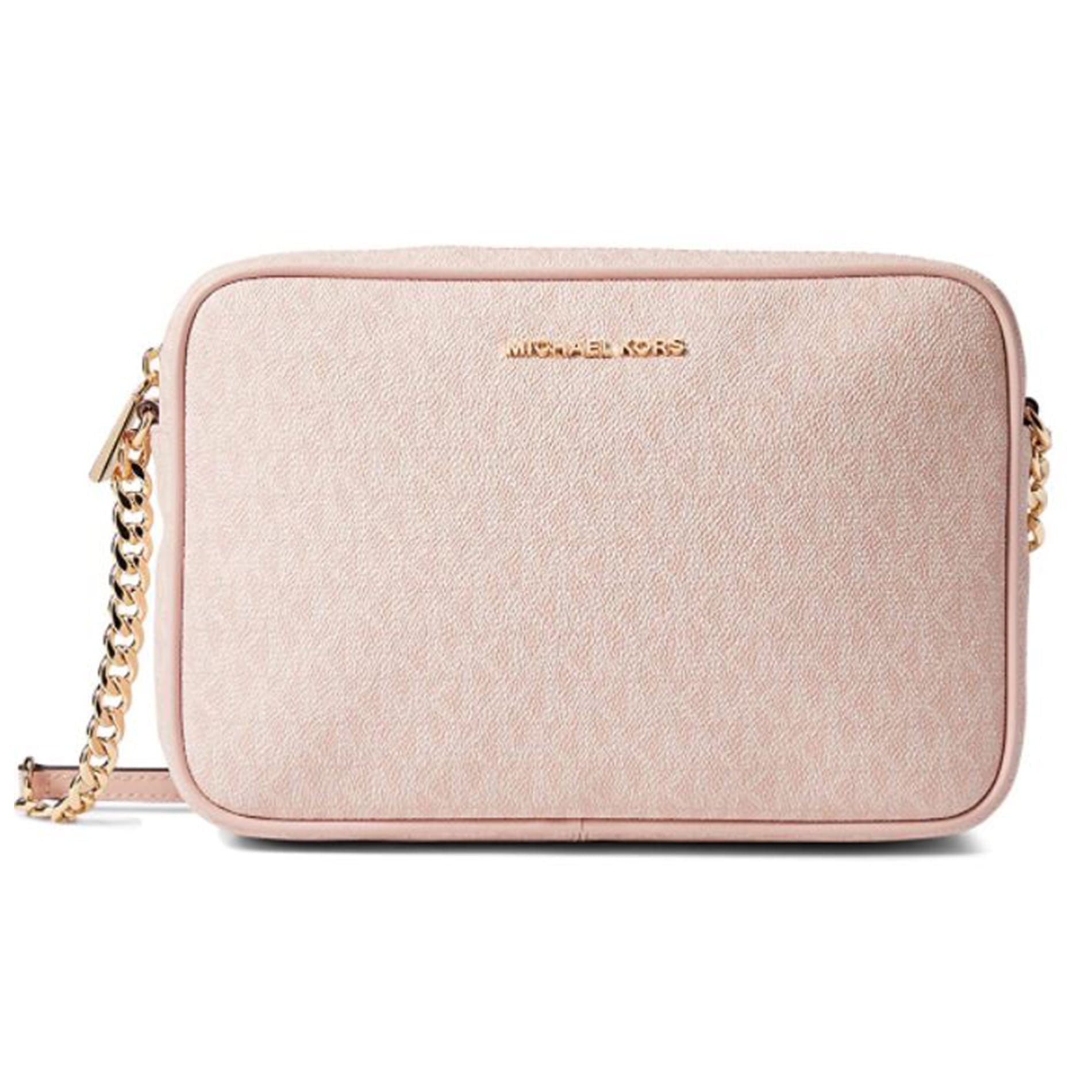 Cartera Michael Kors Womens Jet Set Large Eastwest Crossbody Smokey Rose One Size Mk Signature