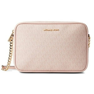 Cartera Michael Kors Womens Jet Set Large Eastwest Crossbody Smokey Rose One Size Mk Signature