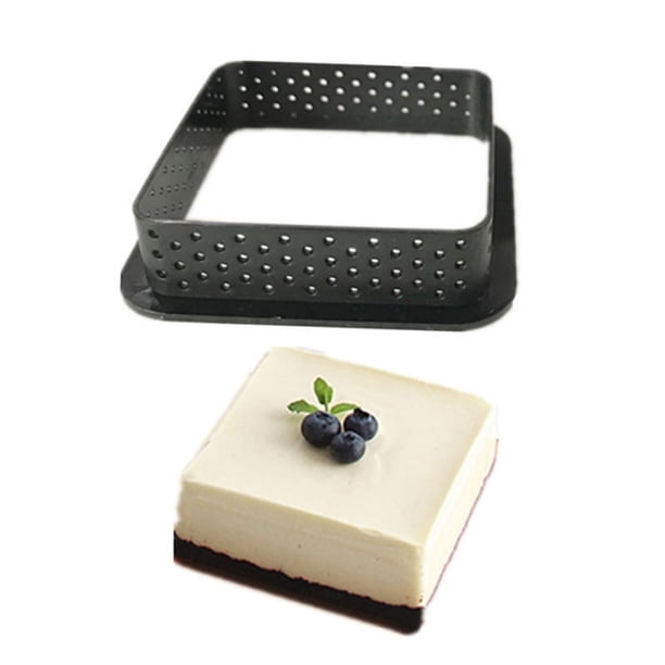 1pc, Cake Mold Ring, Plastic Perforated Mousse Cake Ring, Cookie Cutters, Pancake Molds, Baking Tools, Kitchen Gadgets, Kitchen Accessories, Home Kitchen Items, Multiple Sizes And Shapes Optional