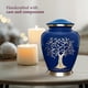 thumbnail image 3 of Urna funeraria Trupoint Memorials Blue Tree of Life, grande, 3 of 9