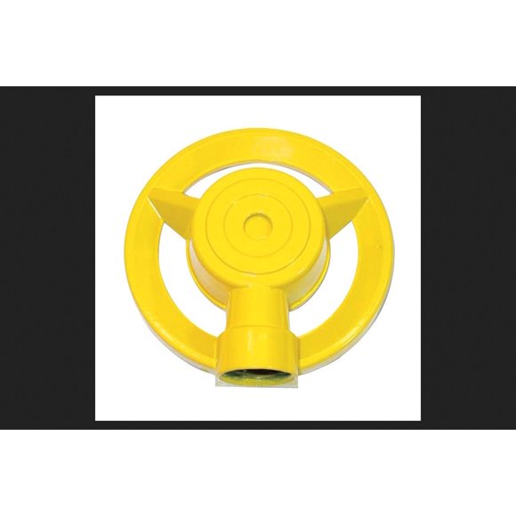 Aspersor de riego QVS 004113, 9 m² de cobertura, color amarillo