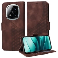 Carcasa Foxdock Xiaomi Redmi Note 14 Pro Plus 5G De Cuero Pu, Diseño Acolchado Clásico, Protección Contra Caídas Y Rayones