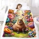 thumbnail image 5 of Carpincho anti-pilling, suave, ligera, esponjosa y acogedora de lujo para hogar y cocina – Perfecta para niños y adultos, 100 x 150 cm, 5 of 6