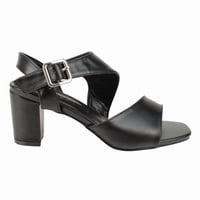 Sandalia New Walk Asimétrica Negra