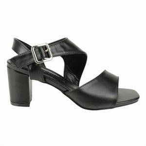 Sandalia New Walk Asimétrica Negra