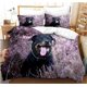 thumbnail image 1 of Rottweiler Duvet Cover Twin Black Rottweiler Twin Bedding Set Animal Theme for Dog Lover Polyester Double Queen King Quilt Cover Bed Sheets, 1 of 5