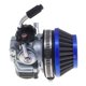 thumbnail image 2 of Carburador De Motocicleta Filtro De 58 Mm De 2 Tiempos Para Mini Bicicleta 49-80cc Azul, 2 of 5