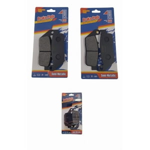 Genérico - Pastillas Freno Delantera + Trasera Honda Cb500 X/F/R (3Par)