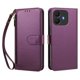 thumbnail image 3 of Funda con Billetera para [TCL K70 4G] con Bolsillo Zipper y Tarjetero Violeta, 3 of 6