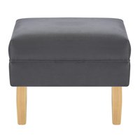 Bodevir - Pouf Sky 1C Felpa 05 Gris