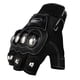 thumbnail image 3 of Guantes de Motocicleta de Medio Dedo para Hombre, Guantes de Seguridad Negros de Acero para Exteriores con Nudillos para Motocicleta, Motocicleta y Deportes de Motor, 3 of 9