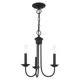 thumbnail image 3 of Livex Lighting 42683-04 Lámpara de techo de 3 luces, negra, 3 of 9