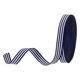 thumbnail image 1 of Uxcell 3/8" Cinta de Grosgrain a Rayas Azul Marino y Blanco, 10 Yardas de Tela de Poliéster Diseño de Rayas de Doble Cara para Envolver Regalos con Lazo, Hacer Bricolaje, Decoraciones Navideñas, 1 of 6