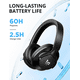 thumbnail image 4 of Tronsmart Sounfii Q20s Auriculares Cancelación De Ruido Durar 60H Negro, 4 of 8