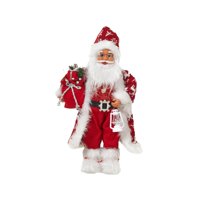 Bothyi - Decoraciones De Papá Noel Estatuilla De Papá Noel Para Chimenea Interior Y Exterior Cumpleaños 45 Cm