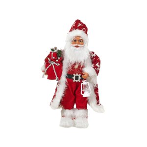 Bothyi - Decoraciones De Papá Noel Estatuilla De Papá Noel Para Chimenea Interior Y Exterior Cumpleaños 45 Cm