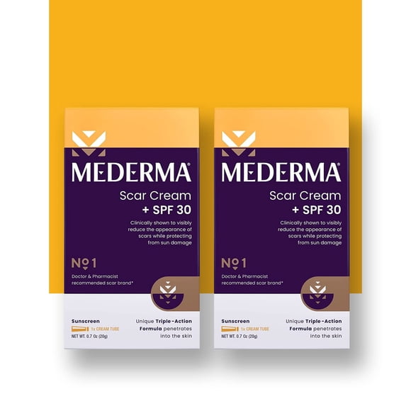 Crema Para Cicatrices Plus Protector Solar Spf 30 40 G (2 X 20 G)