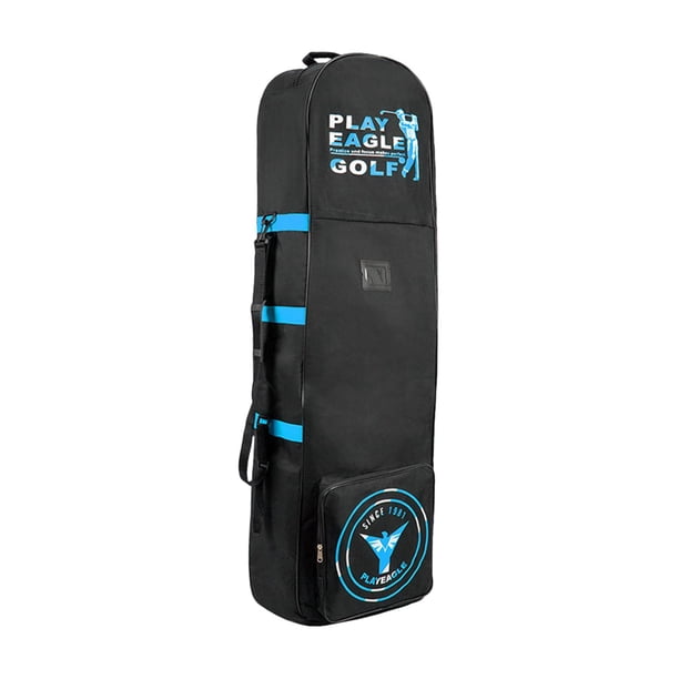 Bolsa de viaje de Golf para aerolíneas con ruedas, protección impermeable para palos, bolsa de equipaje portátil Oxford para palos de Golf, funda para Azul