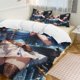 thumbnail image 1 of Fairy Tail Anime Home Bed 3-piece Set Classic Japanese Anime Polyester Wash Student Dormitory Set, 1 of 5