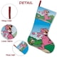 thumbnail image 5 of Snagglepuss Tema: Calcetines de Navidad, fino lino blanco para colgar en escaleras y chimenea, decoración navideña para el hogar, regalo de Navidad.54cm×38cm, 5 of 5