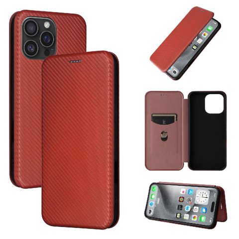 Funda Flip Para Foxdock Iphone 16 Pro Max - Funda Magnética De Negocios, Funda Protectora Delgada