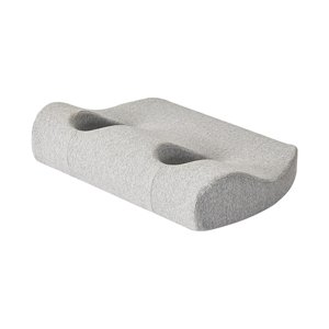 Magideal - Almohada Con Orificio Para La Oreja, Almohadas Para Los Oídos, Almohada Ergonómica, Cojín Cómodo, Almohada Para Dormir, Almohada De Espuma Viscoelásti Gris Claro