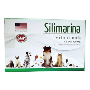 Silimarina Vitanimal Suplemento Perros Gatos 30 Comprimidos