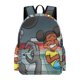 thumbnail image 1 of Amada la Aventura-theme Backpack, Campus style schoolbag Bookbag with Adjustable Shoulder Straps And Large Zip Compartment, Unisex Travel Bags.42x30x15cm, 1 of 6