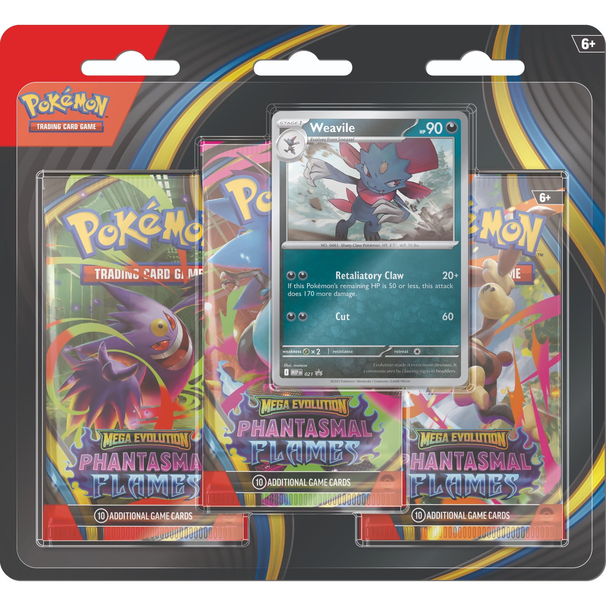 Pokémon - Pack De Tres Sobres Phantasmal Flames