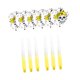 thumbnail image 4 of 6pcs 2ba hilos de dardos con colas dardos vuelos reemplazo amarillo, 4 of 5