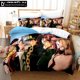 thumbnail image 1 of JoJo's Bizarre Adventure 3D Bedding Set Boys Character Printed Duvet Cover Set Duvet Covers Twin Full Queen King Bed Sheets, 1 of 5