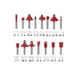 thumbnail image 2 of Brocas Fresas Madera Router 15 Pcs 6.35mm 1/4, 2 of 2