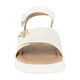 thumbnail image 4 of Sandalia con Velcro Aral Blanco Bamboo, 4 of 8