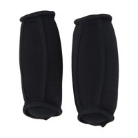 Ioensy - Peso De La Mano Con Mancuernas De Neopreno De Correa Manual Para El Ejercicio De Ejercicios Aeróbicos Negros 1 Lb