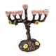 thumbnail image 5 of Menorah Candelabro Portavelas Hanukkah Esmalte Menorah Para Decoración De Fiesta, 5 of 5