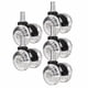 thumbnail image 1 of Ruedas Giratorias Para Silla De Oficina De Servicio Pesado 5 Piezas Giratorias 360 Para Muebles Negro A, 1 of 5
