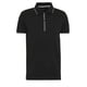 thumbnail image 1 of Polo Armani Exchange Logo Jersey con cremallera negro para hombre, 1 of 5