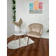 thumbnail image 1 of Sillón Corona Con Cojín Velvet Gold - Beige, 1 of 2
