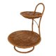 thumbnail image 2 of Cesta Circular Para Frutas Y Verduras Con Soporte Para Artículos De Tocador, Soporte Para Dulces Marrón, 2 Capas, Altura 35cm, 2 of 5