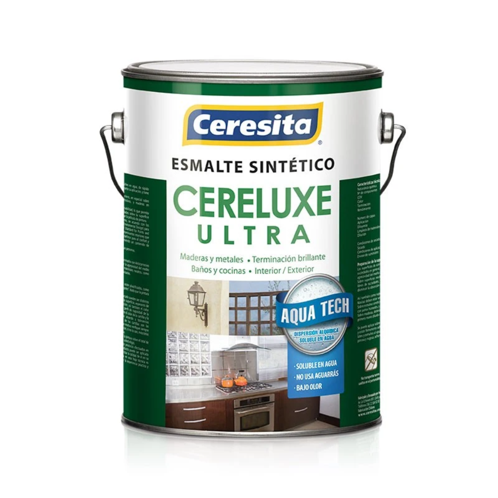 Ceresita - Esmalte Sint Cereluxe Ultra Blanco Gl (Al Agua)